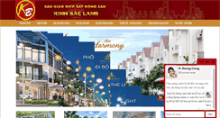 Desktop Screenshot of kinhbacland.net